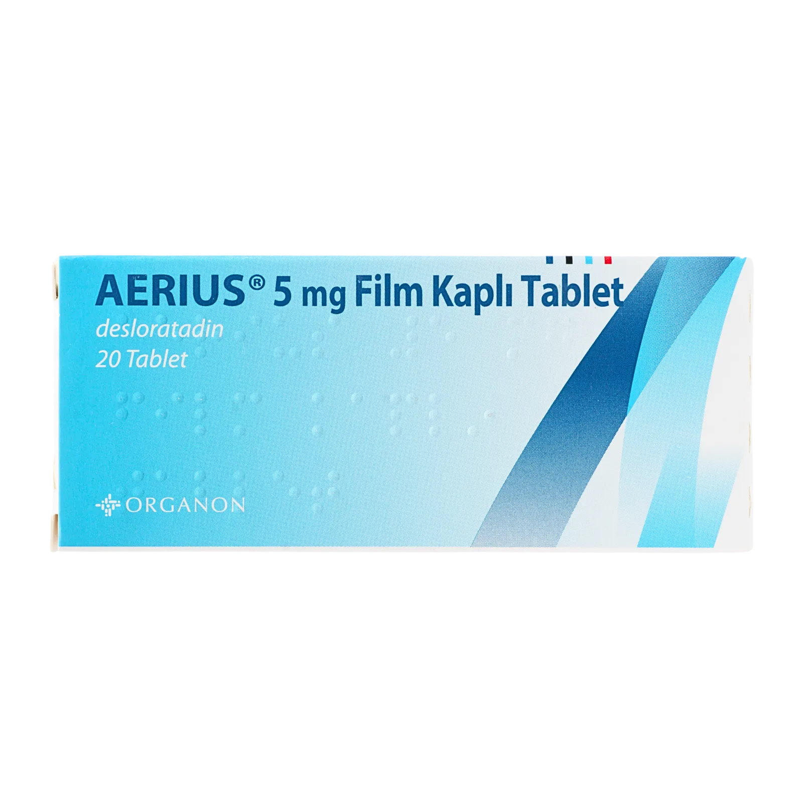 エリアス（AERIUS）5mgの箱（表面）