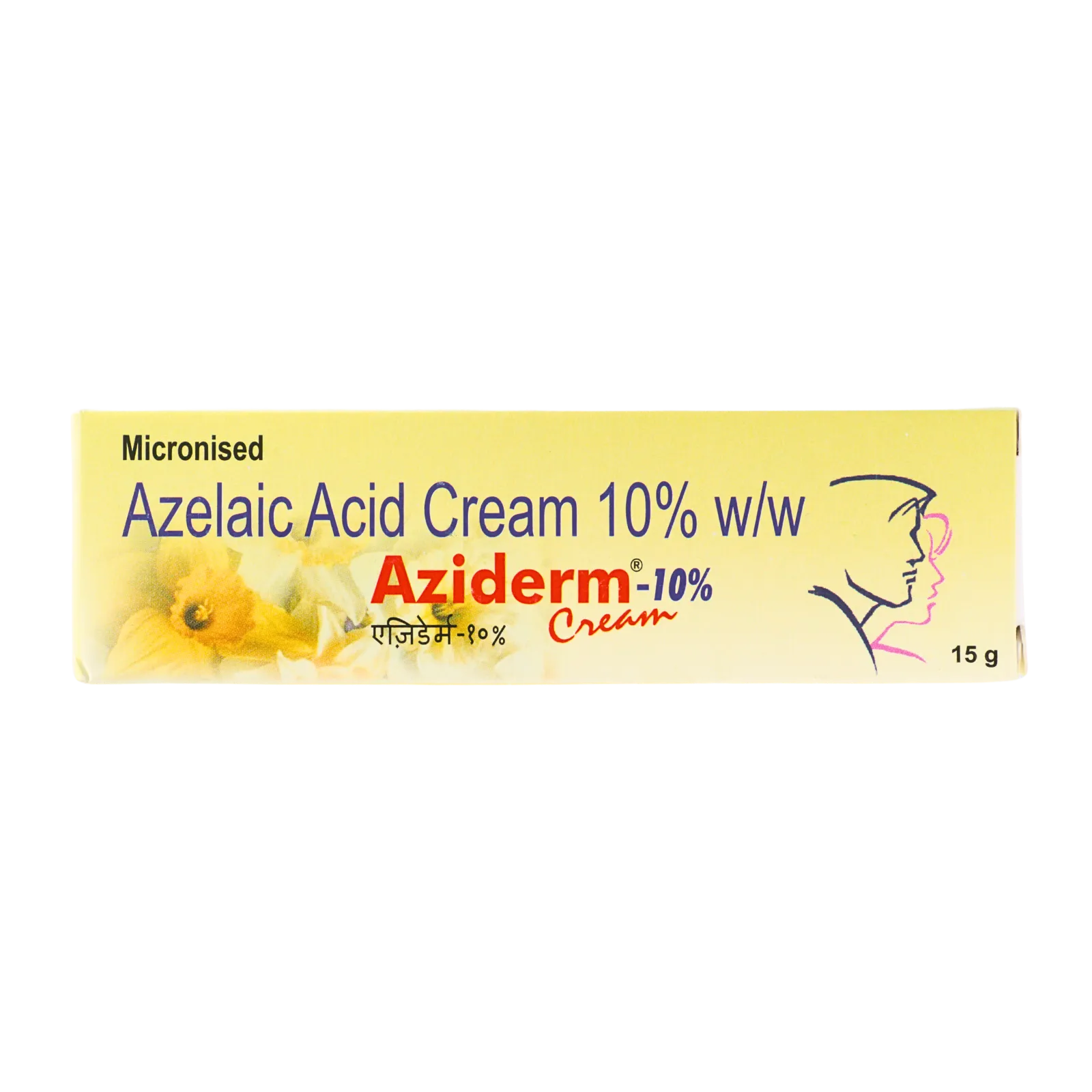 アジダームクリーム（Aziderm Cream） 10%の箱（表面）
