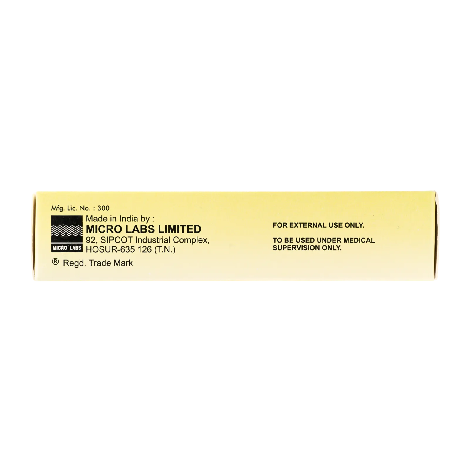 アジダームクリーム（Aziderm Cream） 10%の箱（側面2）
