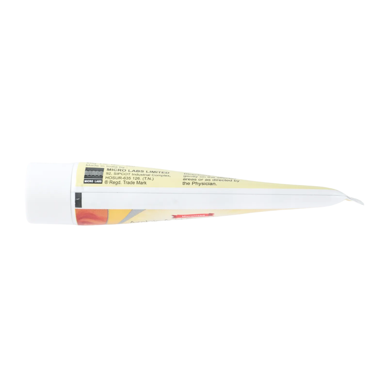 アジダームクリーム（Aziderm Cream） 20%のチューブ（側面2）