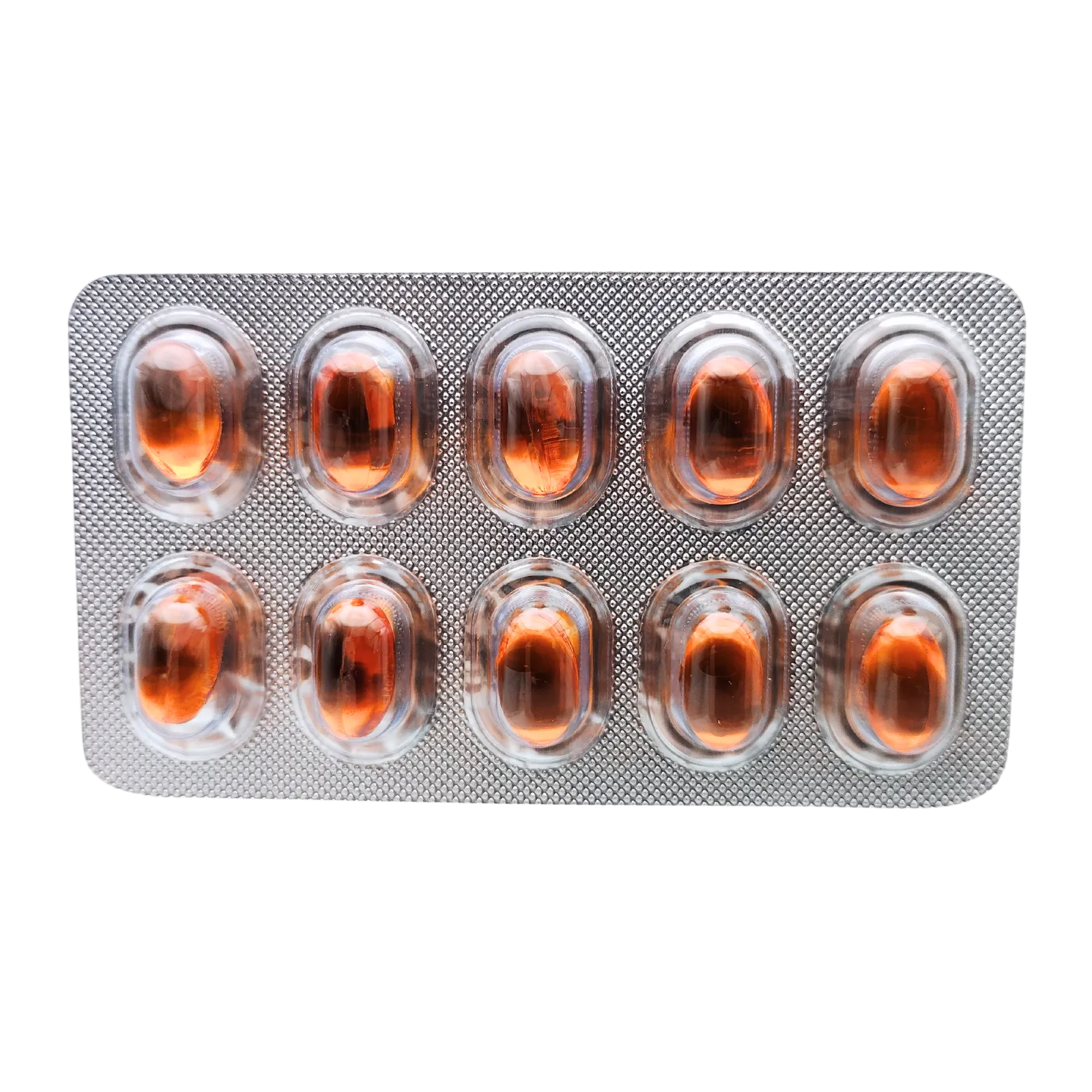 セルノスカプセル（Cernos Capsules）が10錠入ったシート（表面）