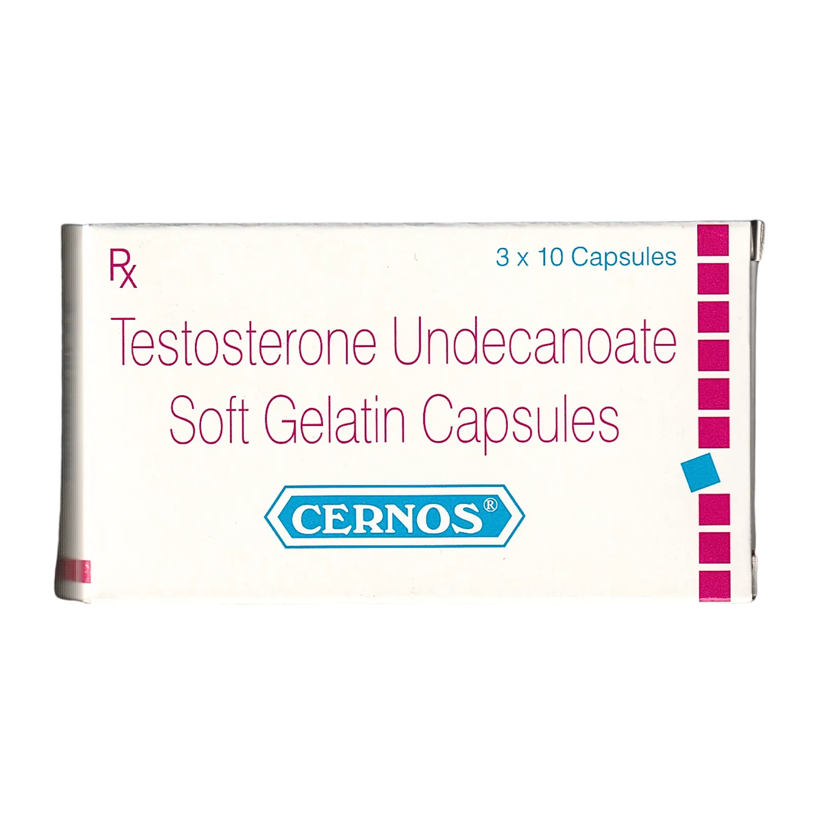 セルノスカプセル（Cernos Capsules）の箱（表面）