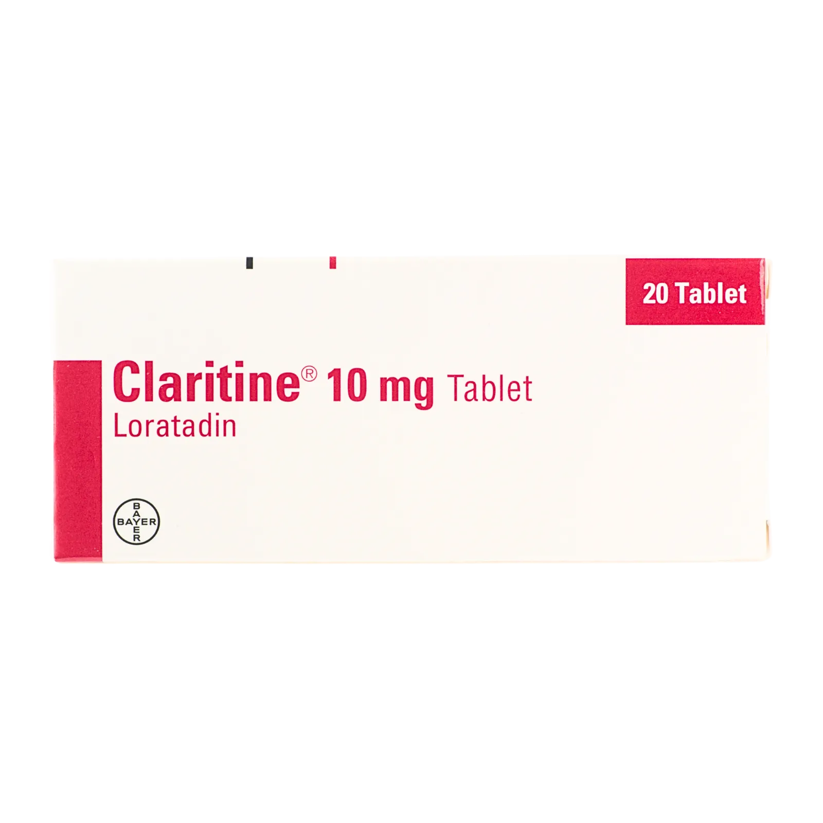 クラリチン（Claritine）10mgの箱（表面）