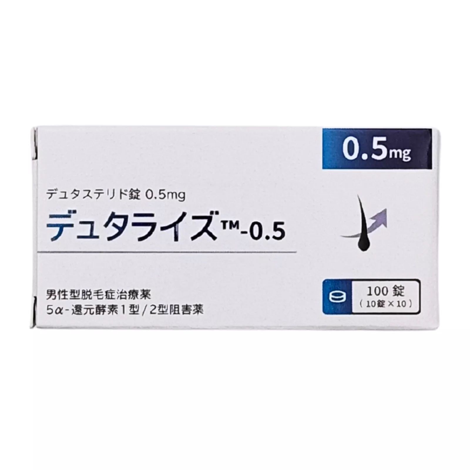デュタライズ（Dutaraise）の箱（裏面）