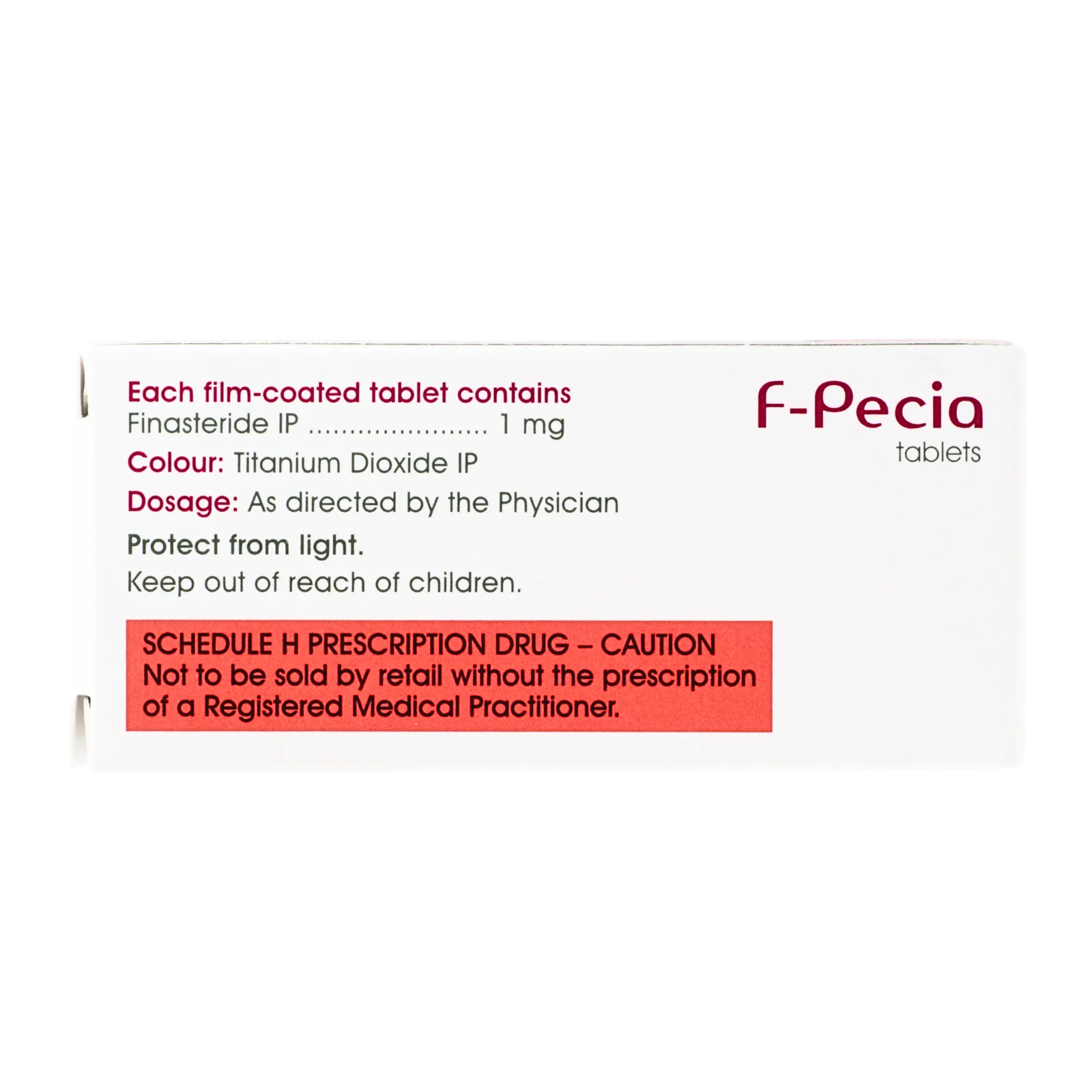 エフペシア（F-Pecia）の箱（側面2）