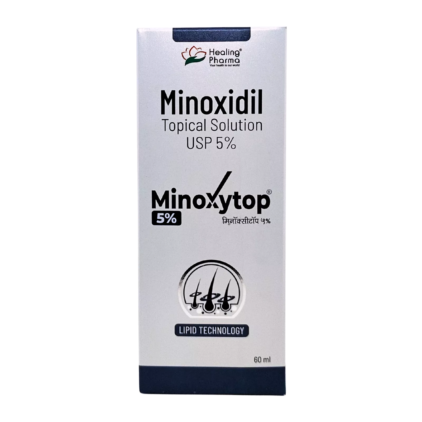 ミノキシトップ（Minoxytop）5%の箱（表面）