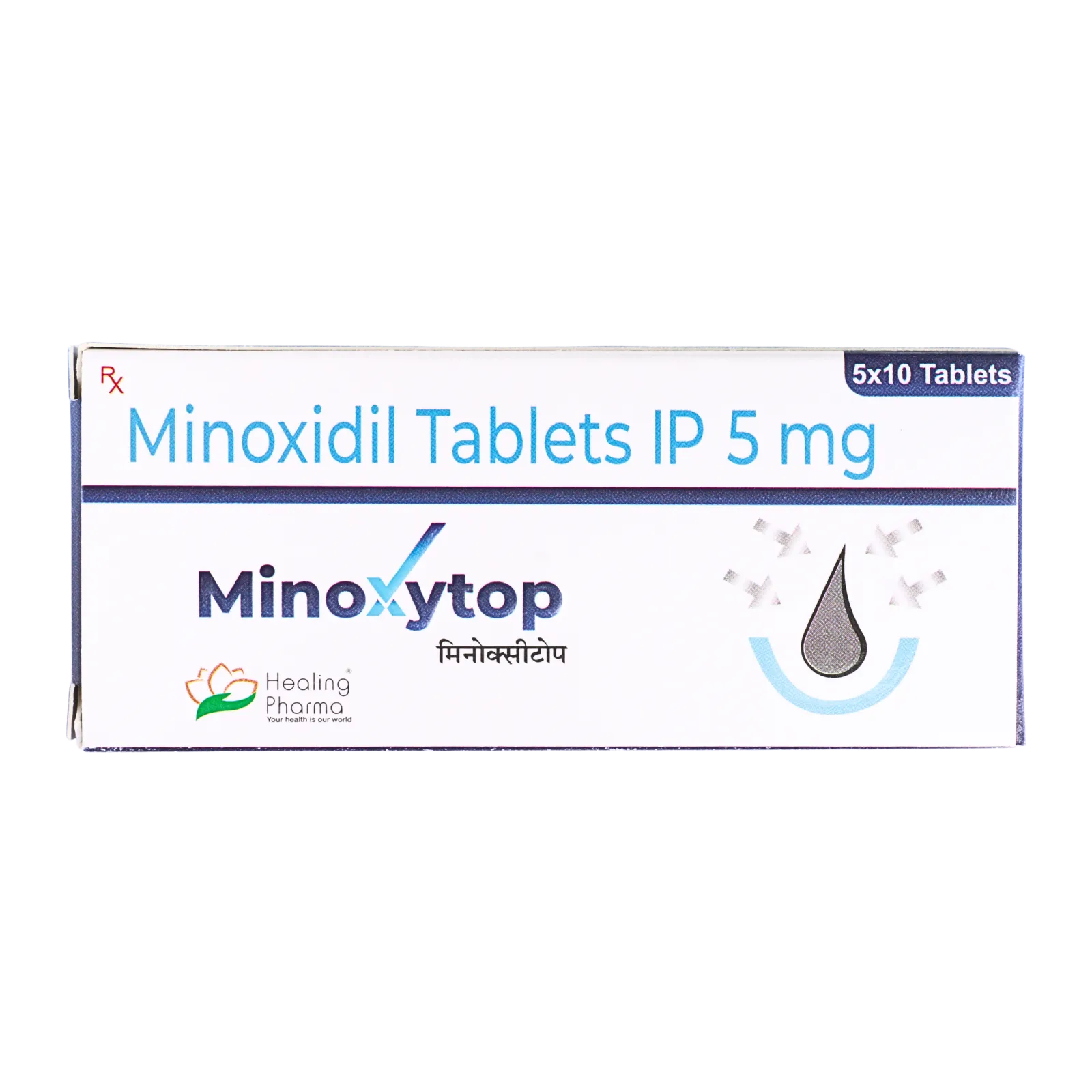 ミノキシトップ タブレット（Minoxytop）の箱（表面）
