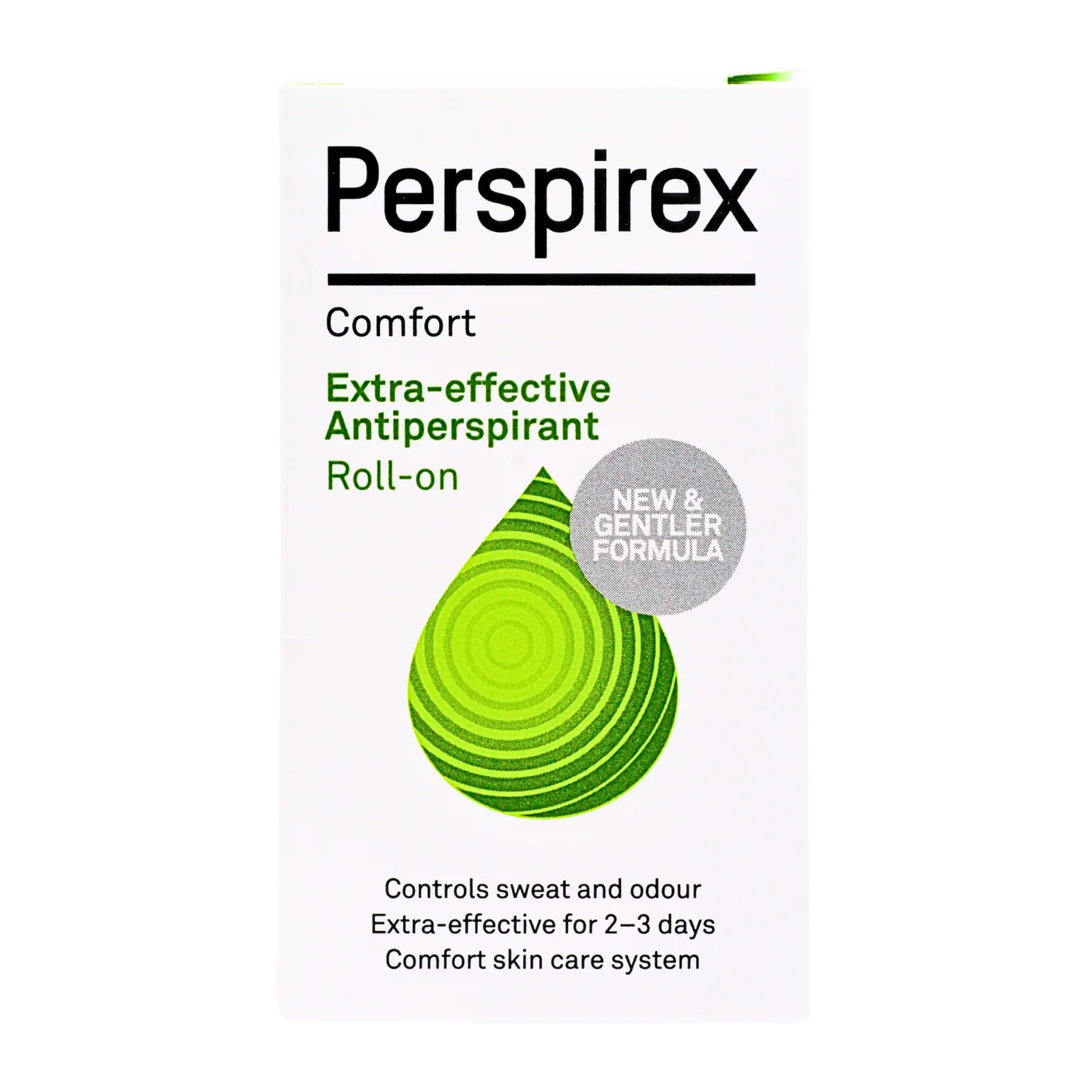 パースピレックス（Perspirex）の箱（表面）