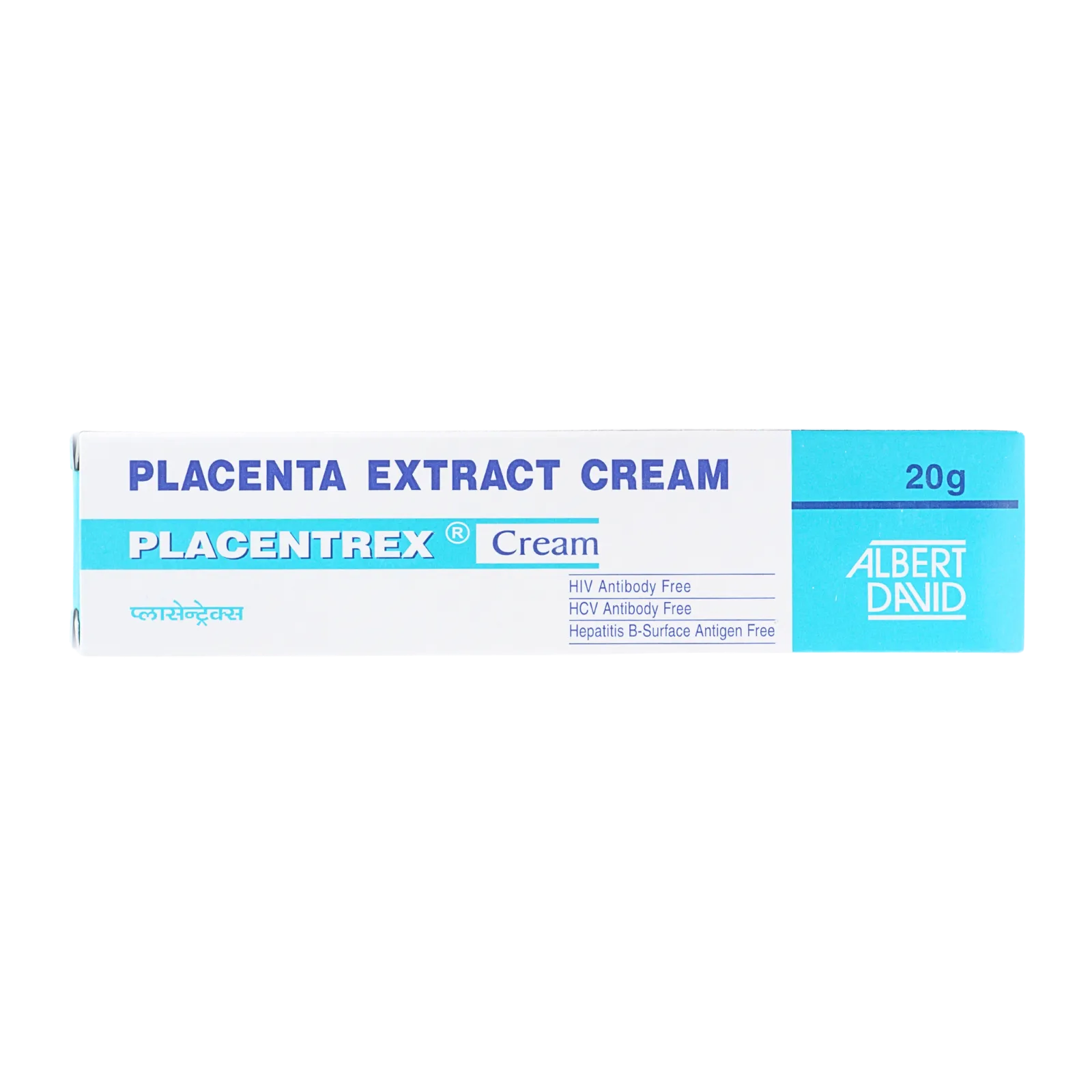 プラセントレックスクリーム（PLACENTREX Cream）の箱（表面）