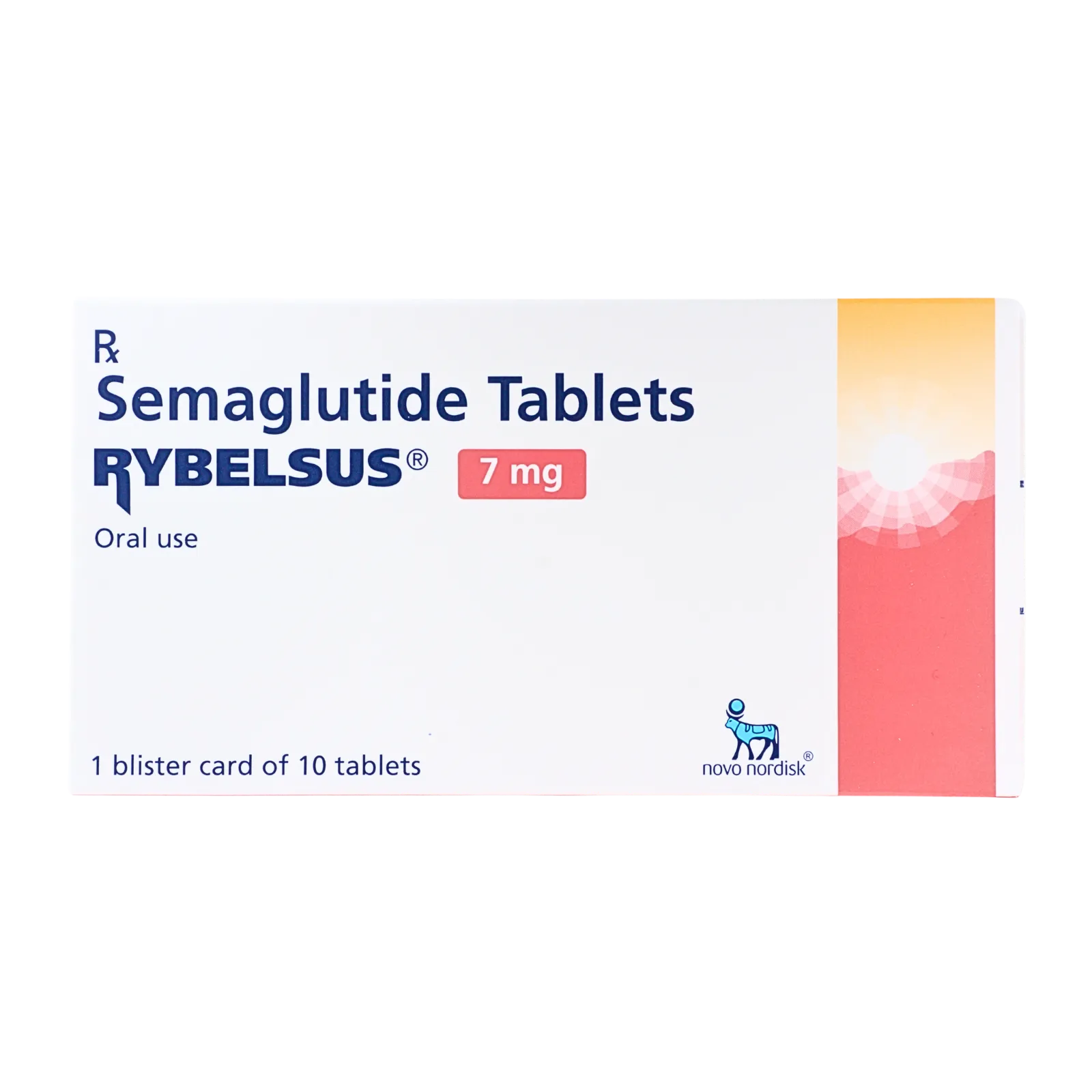 リベルサス（RYBELSUS）7mgの箱（表面）