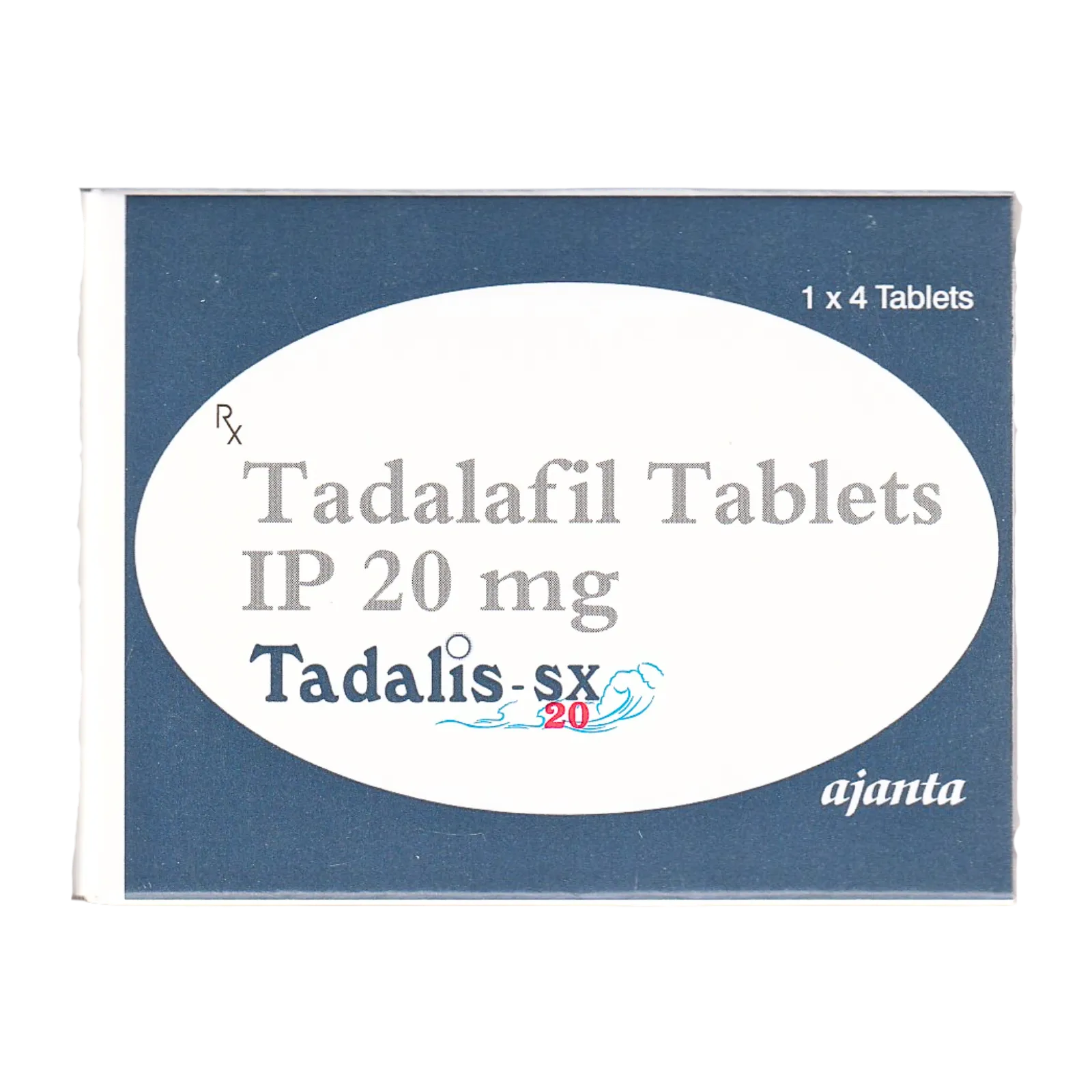 タダリスSX（Tadalis）20mgの箱（表面）