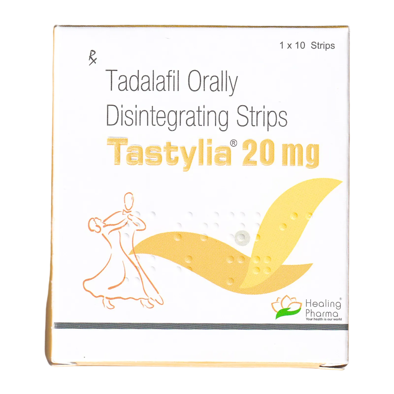 タスティリア（Tastylia）20mgの箱（表面）