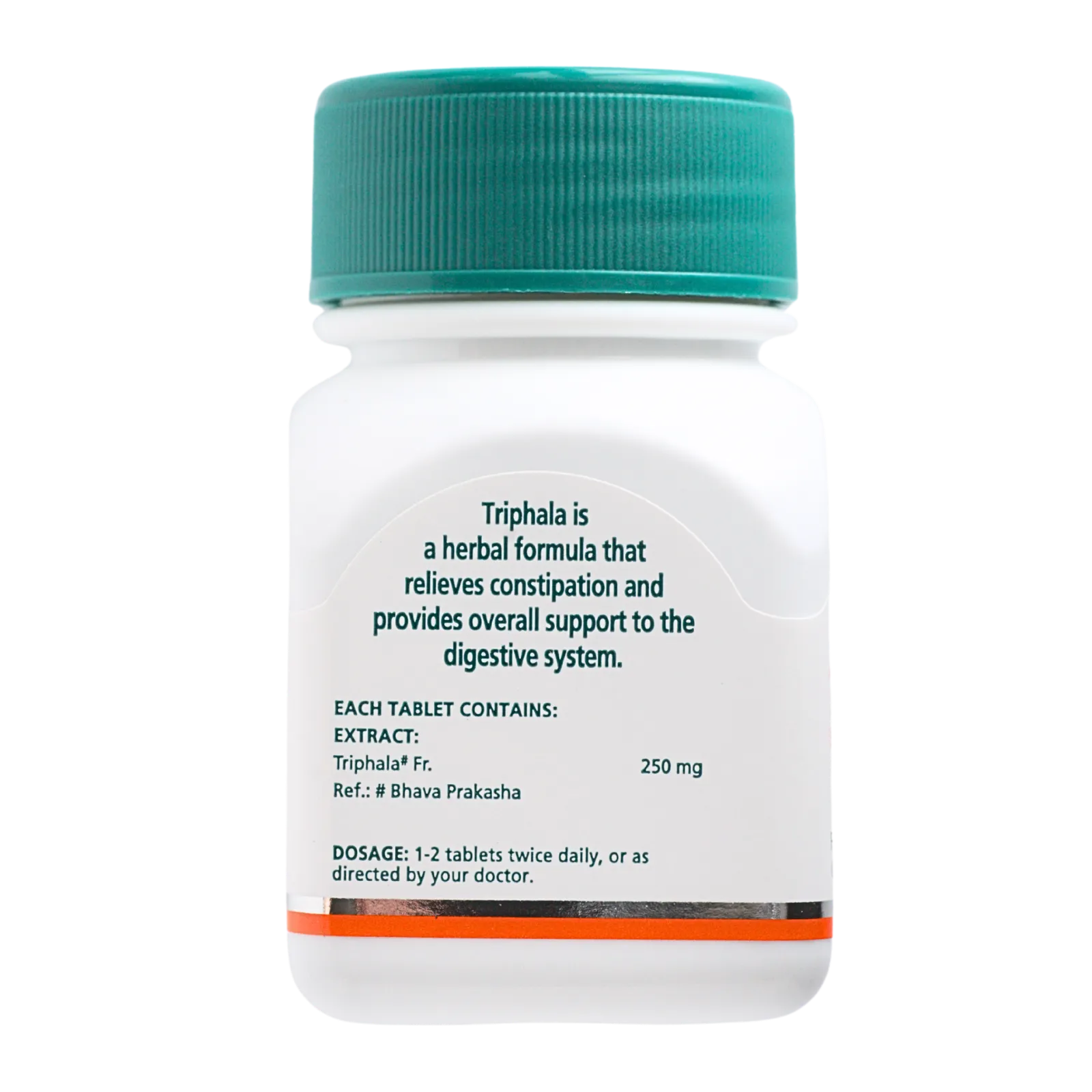 トリファラ（Triphala）のボトル（側面2）