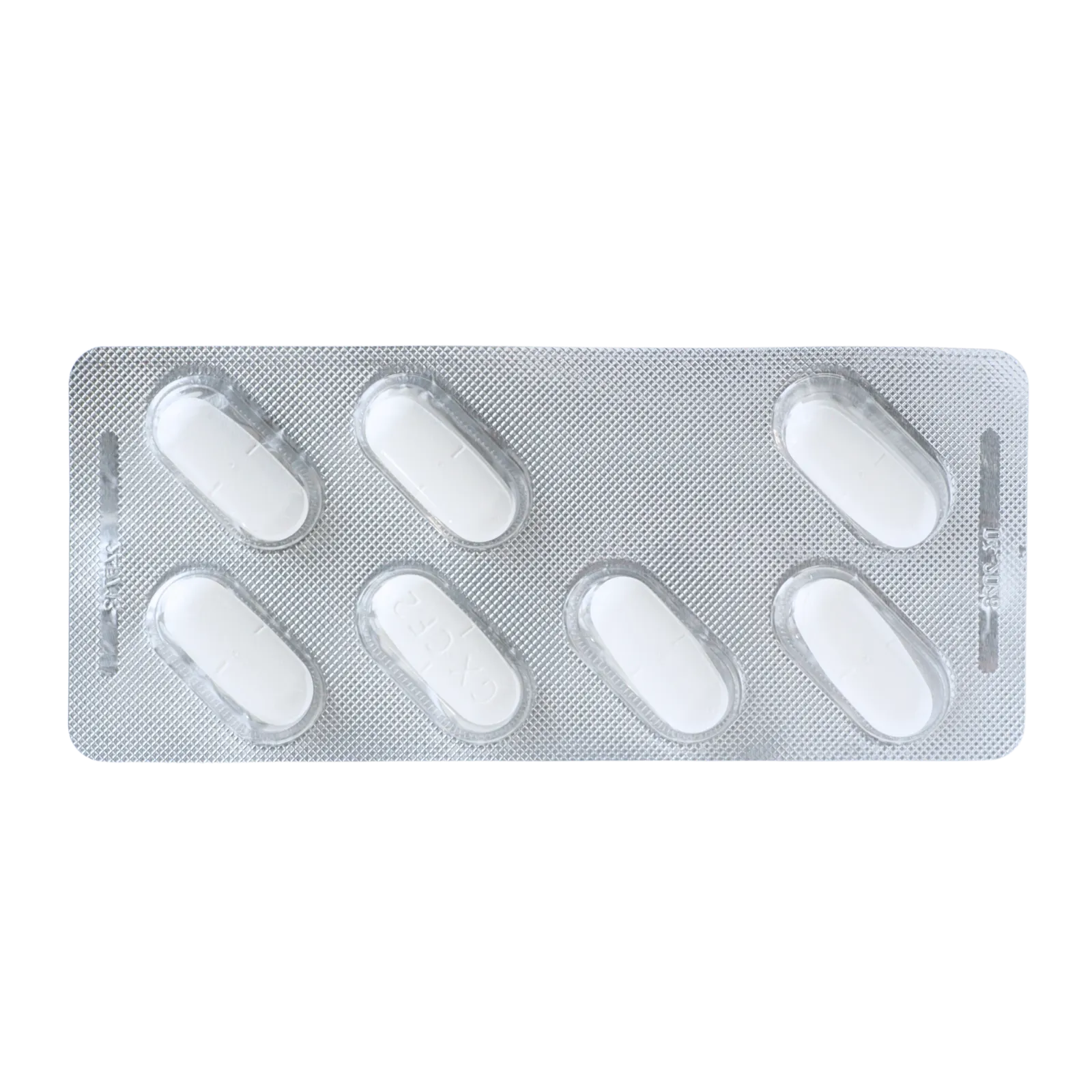 バルトレックス（Valtrex）1000mgが7錠入ったシート（表面）