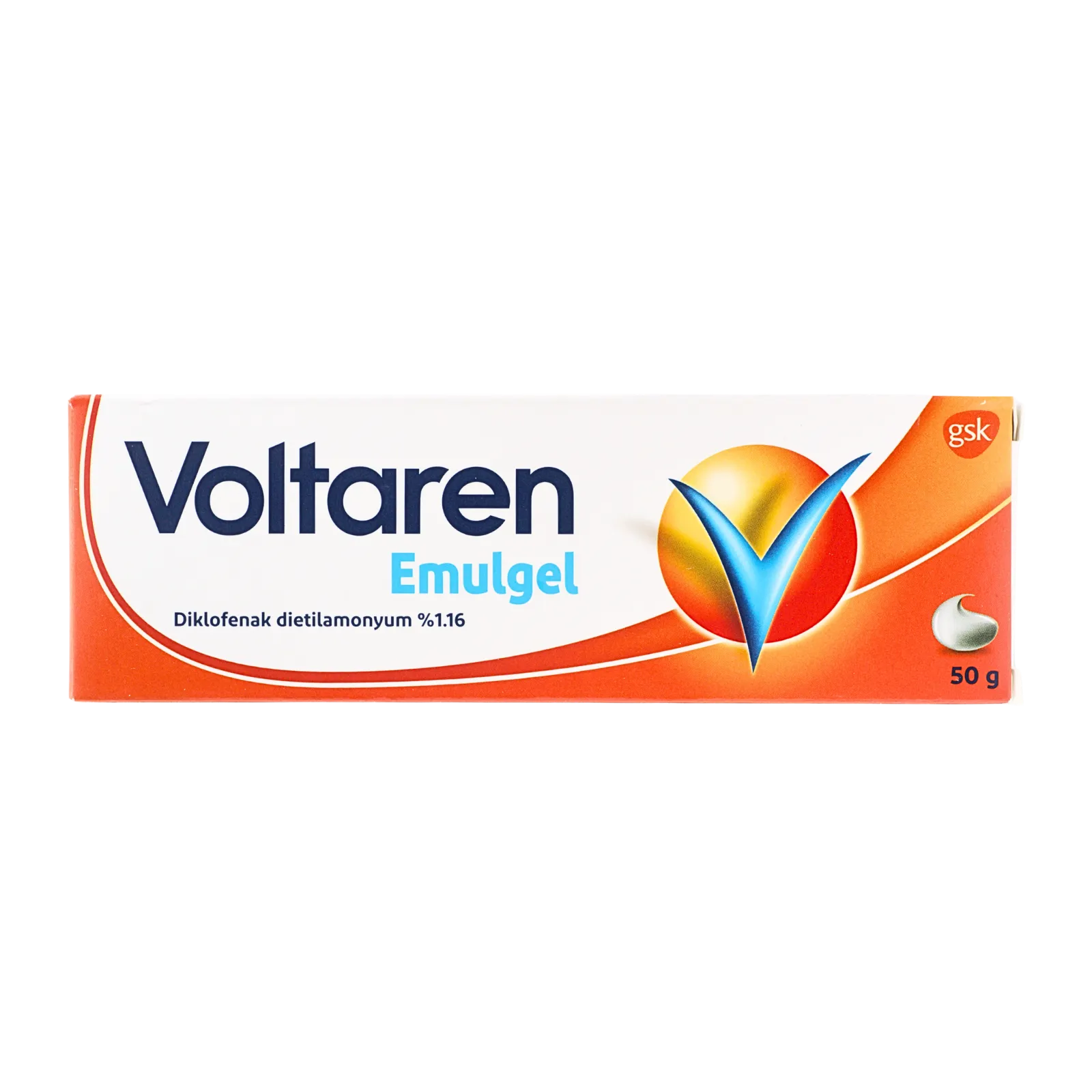 ボルタレンエマルジェル（Voltaren Emulgel）の箱（表面）