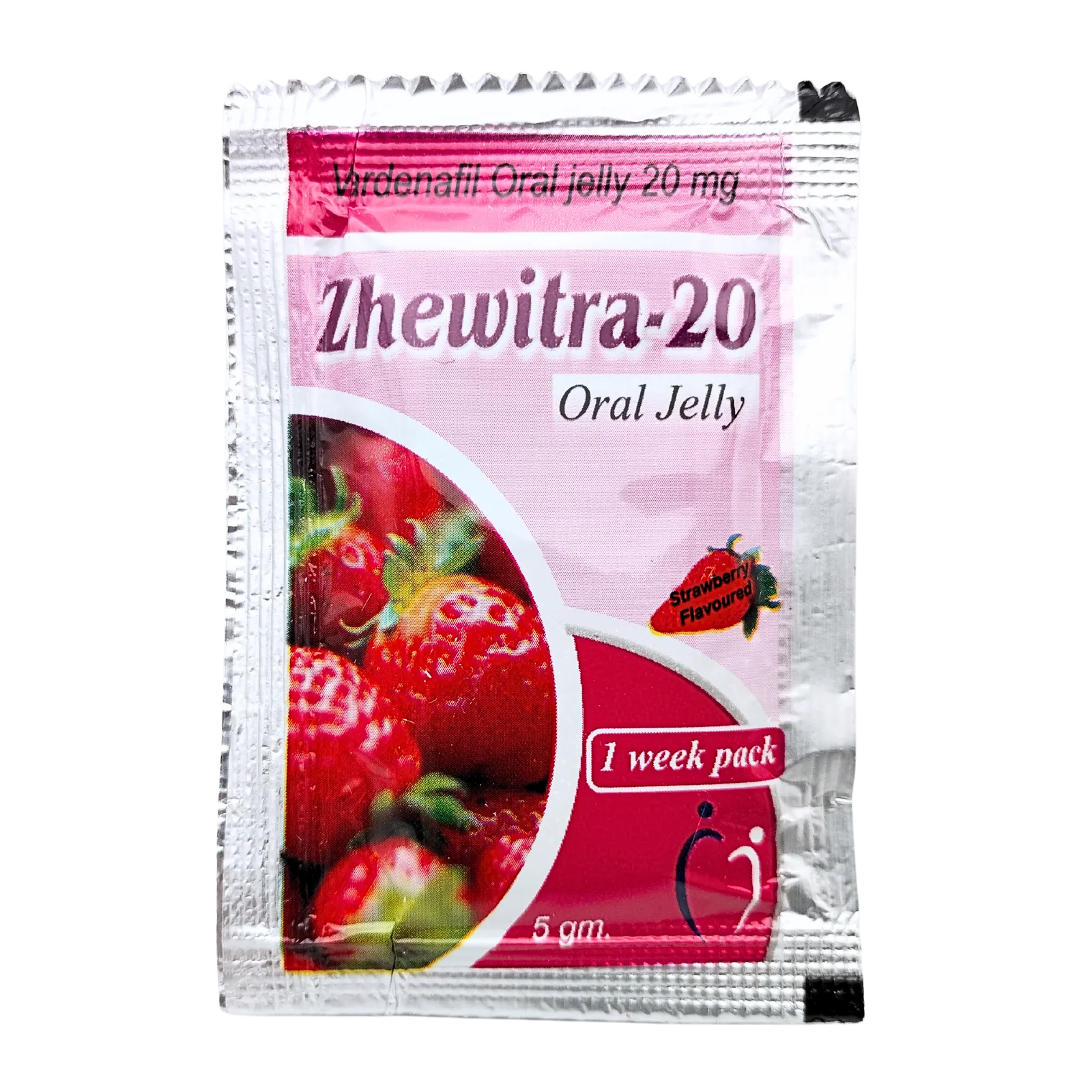 ジェビトラオーラルゼリー（Zhewitra Oral Jelly）20mg（表面）