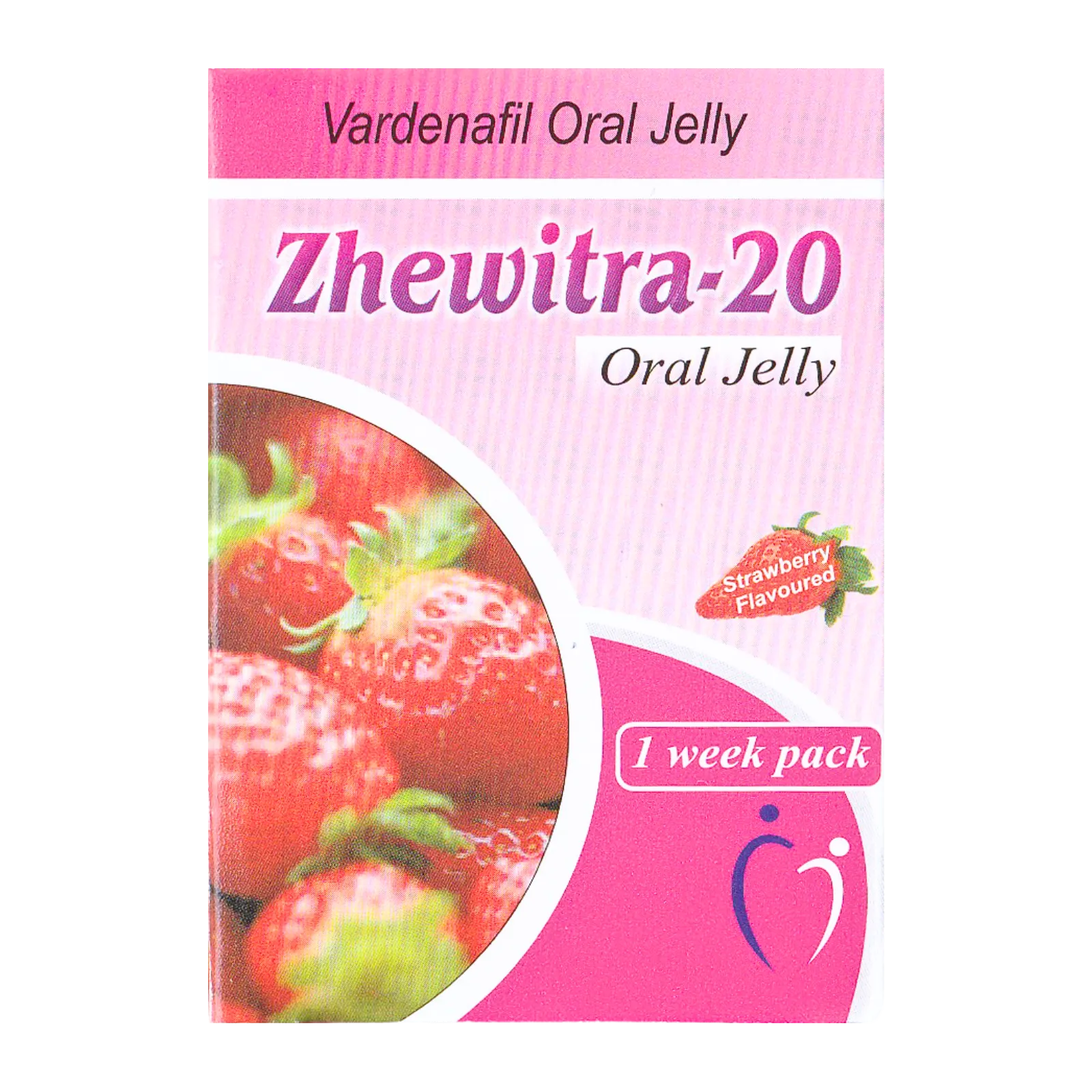 ジェビトラオーラルゼリー（Zhewitra Oral Jelly）20mgの箱（表面）